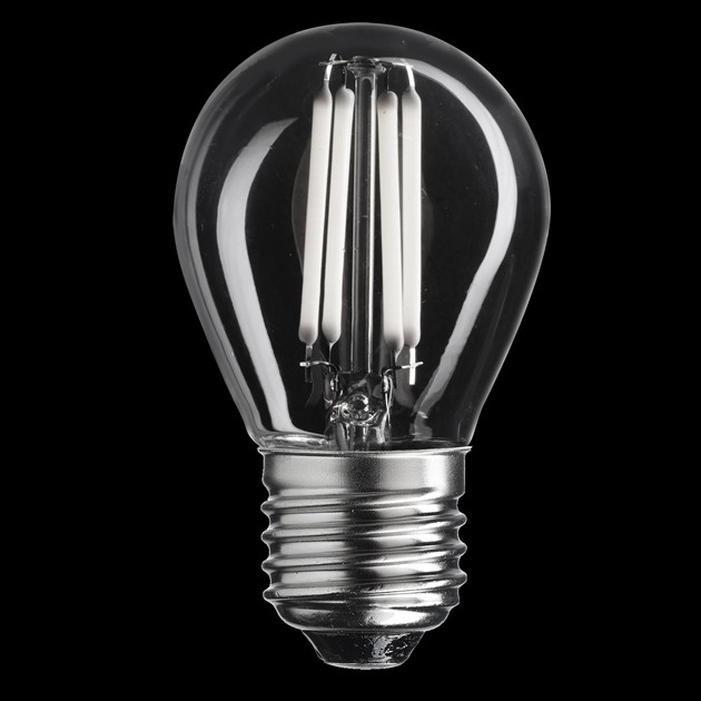 UNI-WHITE klot klar E27 5W 2700K dimbar